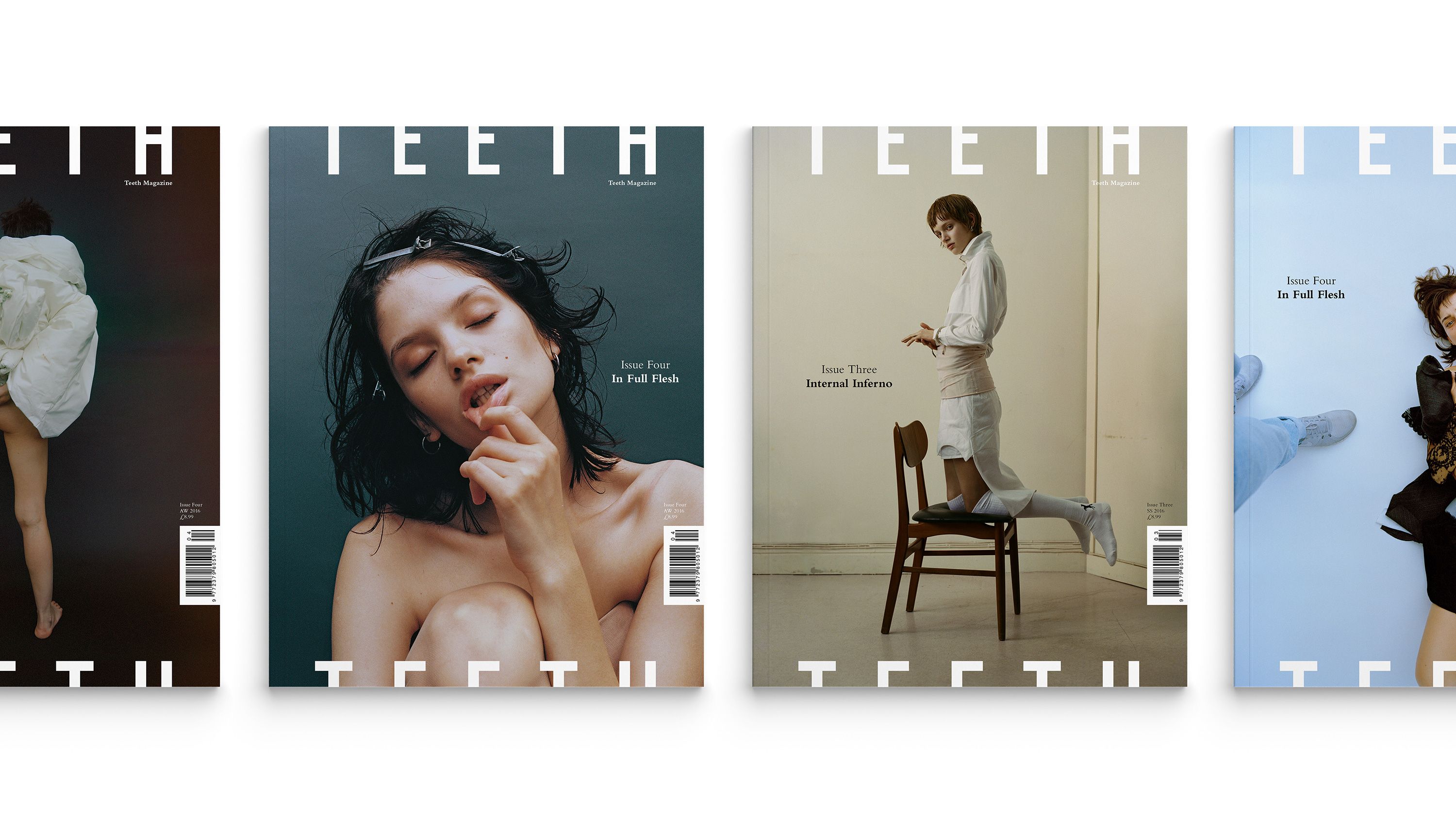 4 Covers of teeth magazine
