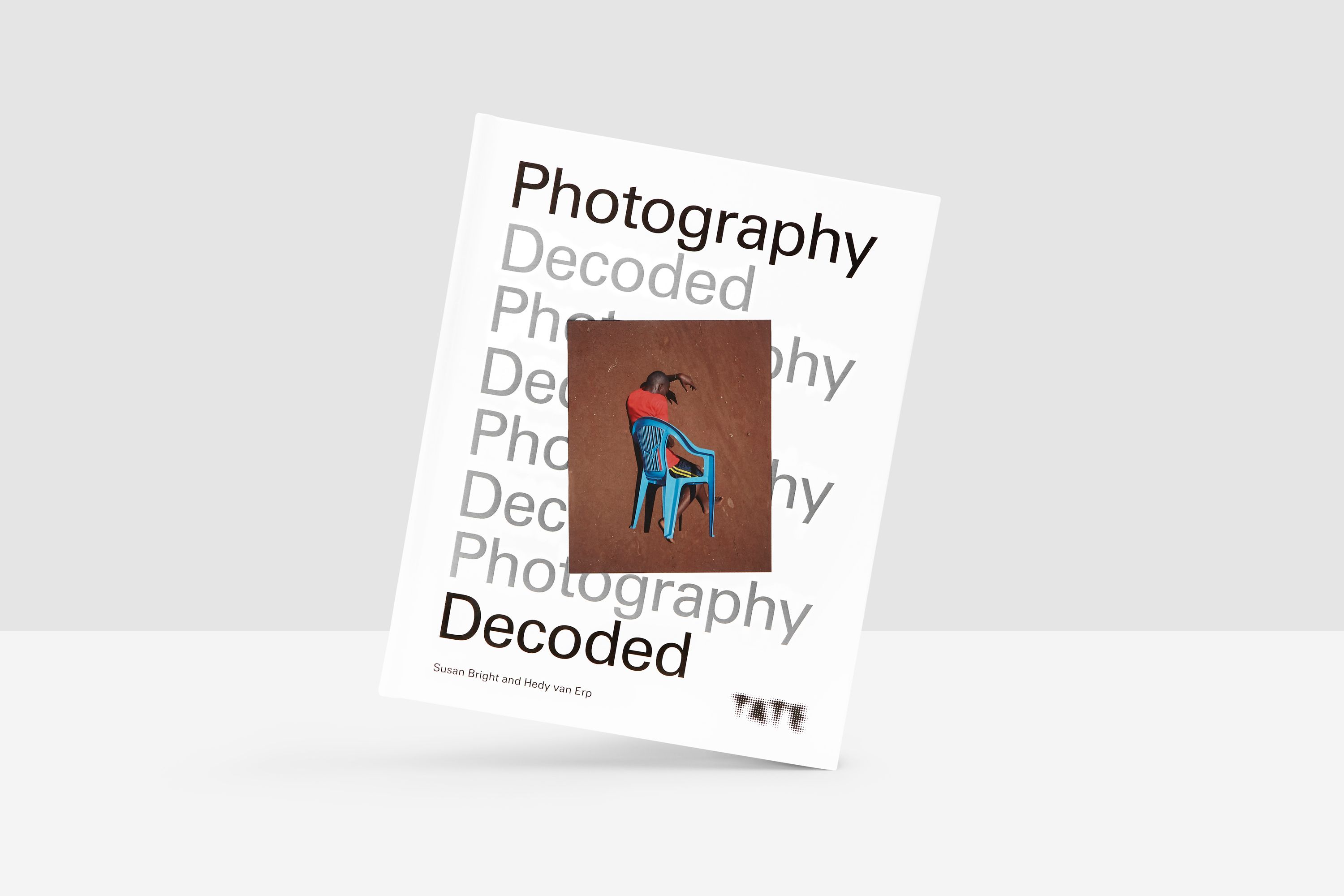 A contemporary, typographic book cover for Photography Decoded, design by Extract Studio