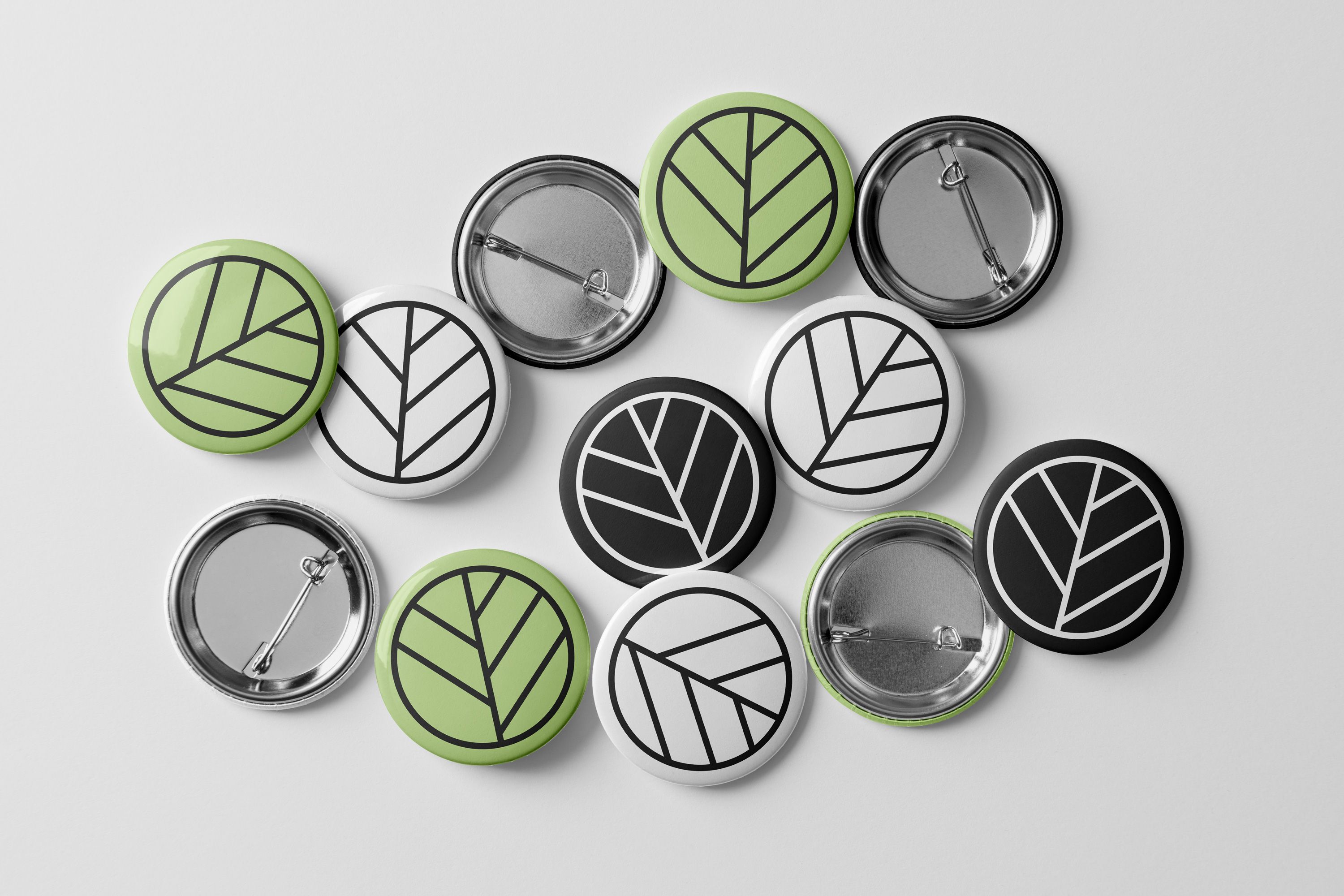 Another Escape branded pinbadges