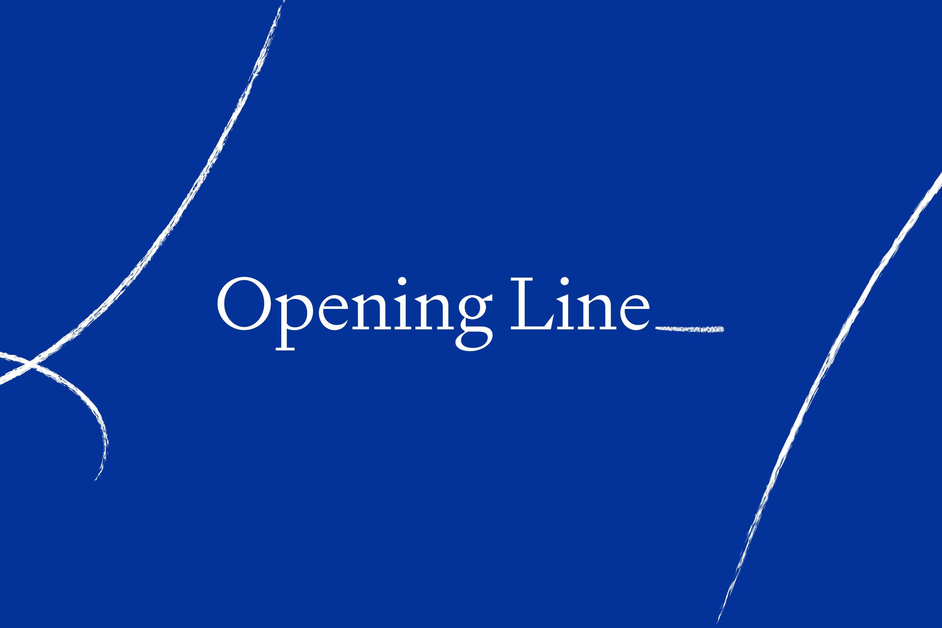 Shaping the voice and vision of Opening Line’s brand and website