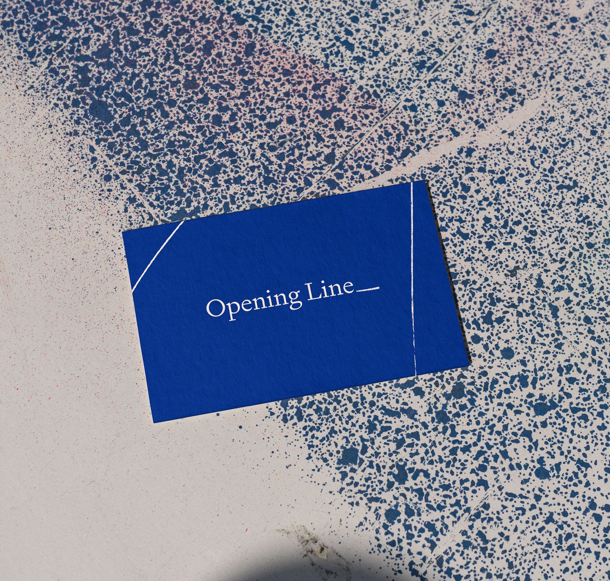 Brand Identity and Website for Copywriting studio Opening Line
