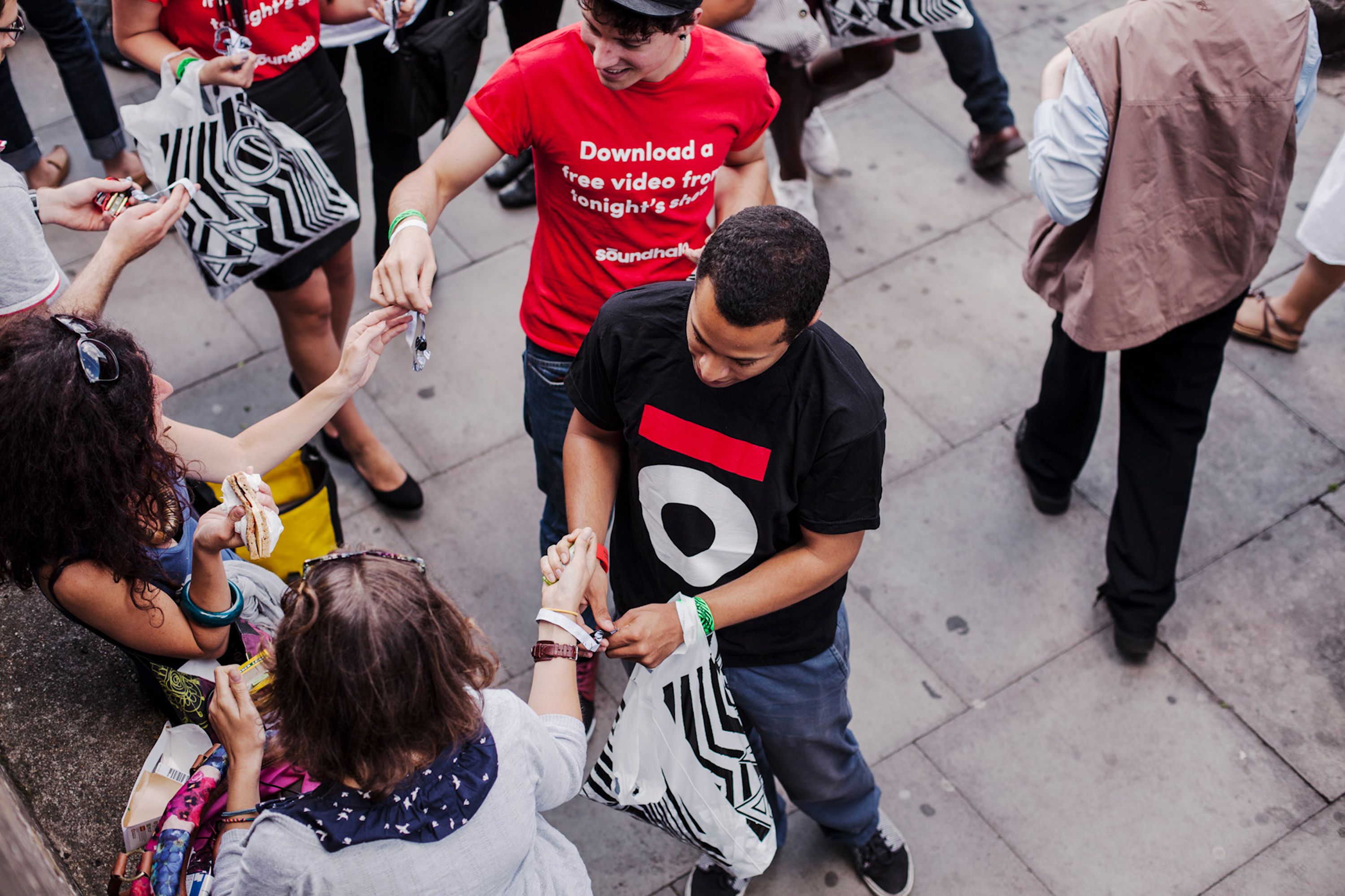 Street crew at the launch.