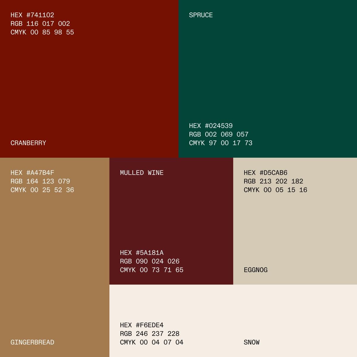 Christmas colour palette loading...