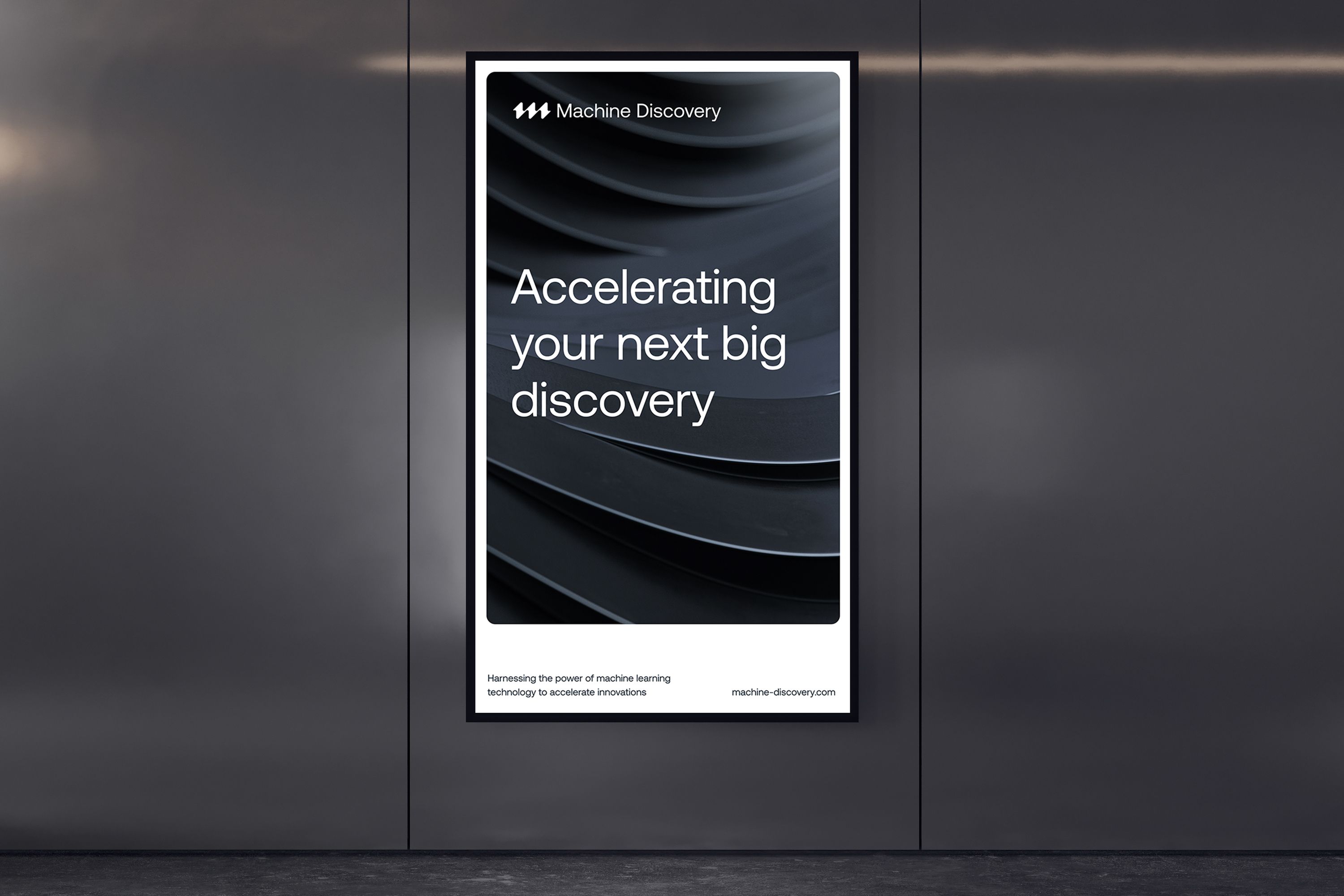 OOH showcasing the Machine discovery rebrand.